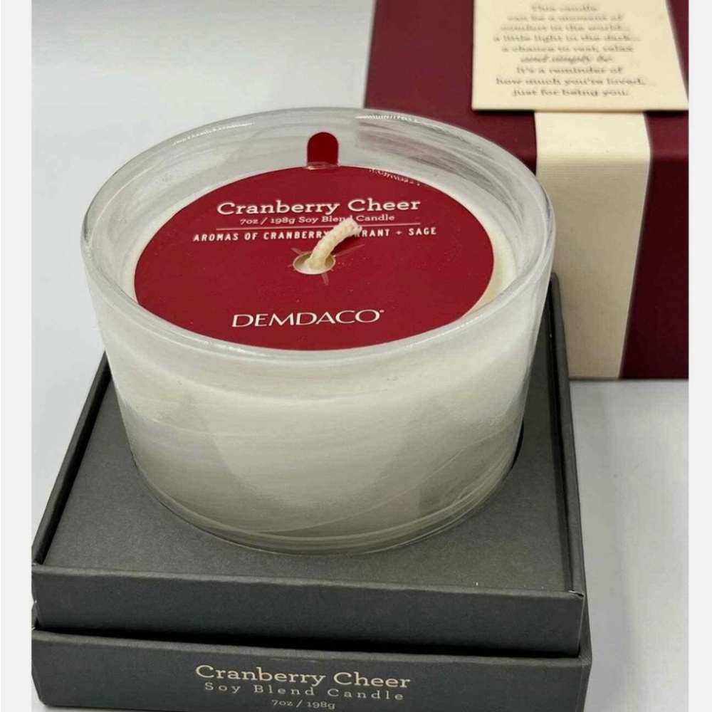 Hallmark Candle - DEMDACO Cranberry Cheer